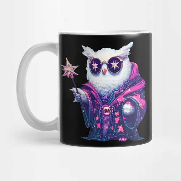 Fantasy owl wizard by TomFrontierArt